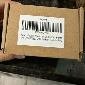 NWT Hibbet 2 pack bathroom sink drainer 3in1 oil rubbed bronze